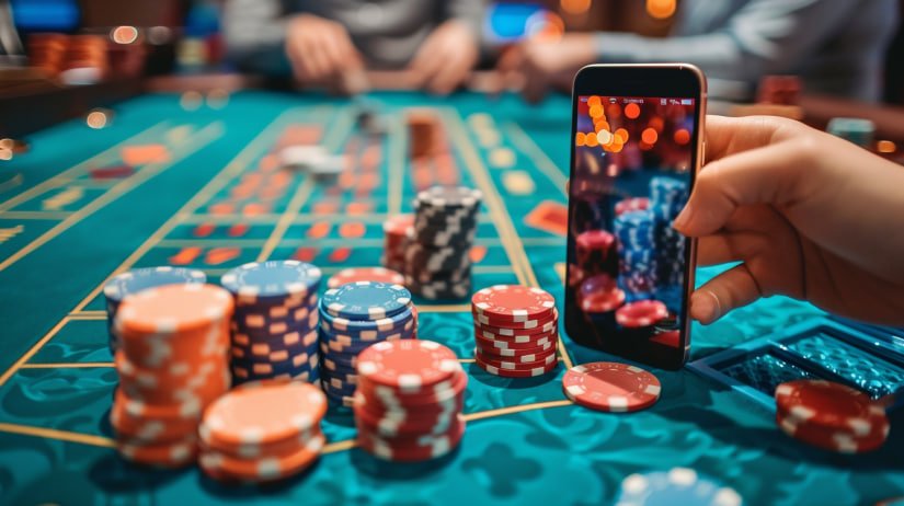 Ilustrasi konsep bermain game sportif dan casino dengan kesadaran dan tanggung jawab